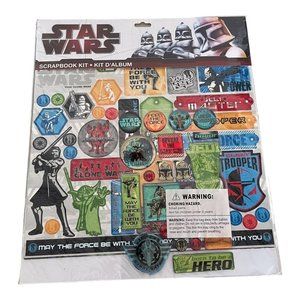 Star Wars The Clone Wars Collection Scrapbook Kit New Sealed